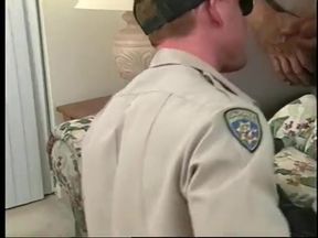 Horny cops with big cocks fuck civilians