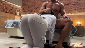 Wow! Eren Yeager Roughly Fucks Mikasa and Cums Twice on Ass and on Pussy Pov....
