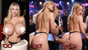 she popped out of the cake to get spanked on the bottom – ai-generated