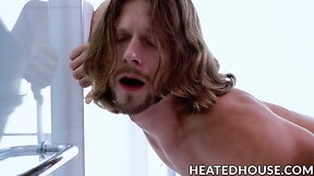 Shane cook & his hot muscle jocks rimming & barebacking in a steamy shower sex session! bigcock hunks