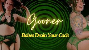 Gooner Babes Drain Your Braincells - XODahliaDee and Fiestry Double Domme Collab