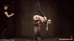 ”Lezdom torments blonde & ebony”