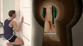 My Stepbrother&#039;s Wife #9 I Saw Jennifer Fully Naked