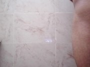 Solo masturbación ducha