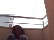 SHAME!!! I pissed at the friend's balcony