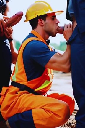 Construction Blowjob. Part 4