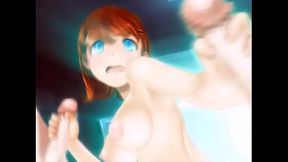 Cute Tsun Dere Anime Girl Rings Bell for-exciting 3D Hentai Action