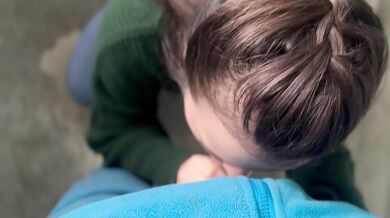 Fucking my friend's wife in the elevator and in the entrance in the middle of the day, while he watches football at home
