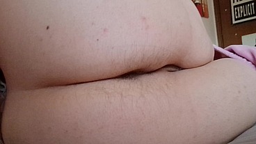 Farts beautiful natural hairy ass 4K