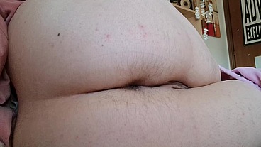 Farts beautiful natural hairy ass 4K