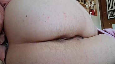 Farts beautiful natural hairy ass 4K