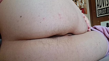 Farts beautiful natural hairy ass 4K
