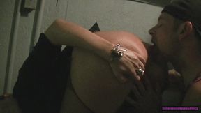 cheating wife 2 - husbands aggressive friend finger fucks me in a hotel stairwell. full version