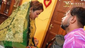 Bhasur does not control himself, after watching sexy bahu
