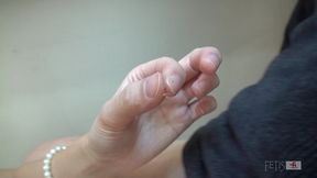 犬嗅ぎ娘14 3チン嗅ぎコンテスト、包茎も嗅いじゃう!! 編(dog19-03/フェ血ス)