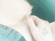 Edmonton Slut Little Sweets fingers tight wet pussy until she cums hard