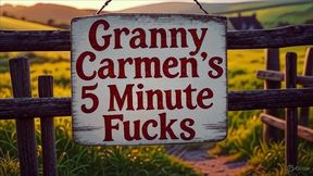 Slutty Granny Carmen: Two Dildo Fucked & Pussy Licked