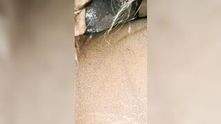 Sexy Milf Gives Sloppy Head And licks Zaddys Ass
