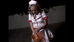 JENNY HENDRIX Halloween Present Sexy Blonde Fucked and Gets Facial Treat!