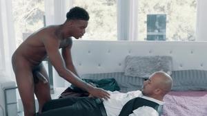 NoirMale: Julian Grey with Marquee D Angelo spanking in the bed