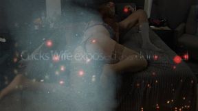 Cucks wife ass exposed during Blowjob 2