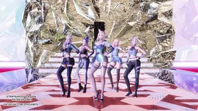 Alluring League of Legends 4K animation features Kpop dance from Pandora