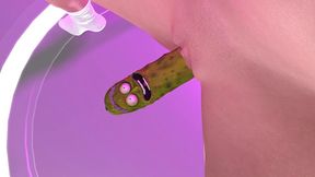 pickle rick pickled her ham - rick and morty porn parody