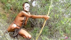 African Short Hair Black Teen Bianka Seduce Stranger To Fuck