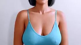 Fresh and naive: her very first blowjob on web cam