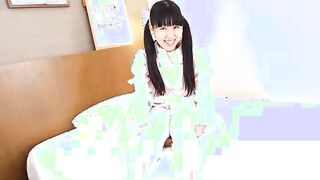 Ichika Matui dresses up and spreads her legs and finger banged! her holes