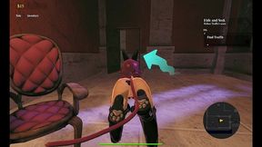 mousetrap theft & bondage [ bdsm hentai game ] ep.1 puppy suit double dildo gag and anal beads !