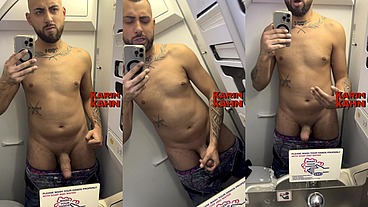 I NEEDED TO RELEASE A BIG LOAD IN THE PLANE