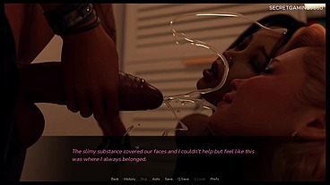 Double Blowjob Biggest Futanari Cock Sexy Trans Threesome - Eruption Imminent part 25 By MorriganRae