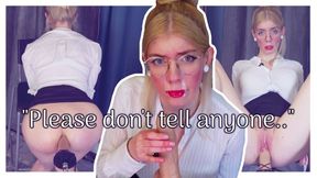Office Bully to Fuck Toy - Humiliation, Anal, POV Blowjob, Fuck Machine, Pussy Spread, Facial, Creampie