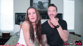 Hot MILF Sofie Marie takes huge cock while her hubby watches