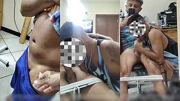 Preto de favela veio fazer tatuagem e terminou mamando a rola grossa