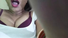 Kitchen  cooking hot bhabhi Big boobs romance in hindi