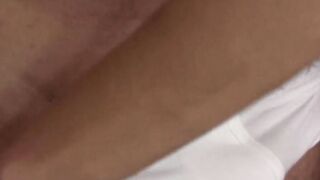 Cutie granny inside underwear blows and riding 2 dicks