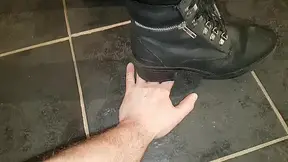 Sophie's Hand Trampling Boots 2 CLOSE UP