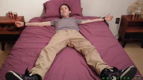 What Do To With 18-Year-Old Cuties Like Clark? Tie Them Up In X-Position & Show Them What Real Tickling Is - Sweet Boy Clark Haven't Experienced Something Like That Yet - But Do You Think We Show Mercy With Him? Absolutely Not! - Feel Free To Make Fun Of