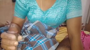 Tamil Housewife Puts Her Husband's Penis In Her Mouth