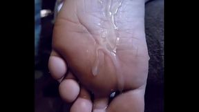 Cum all over my Dirty Little Feet Daddy!