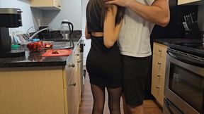 Fucked in a Dress on the Kitchen Table