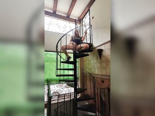 Pissing in the stairs