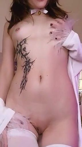 Naked Girl Dances and Teases with Her Body
