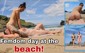 Femdom Day at the Beach