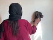 Arabian Hotel Maid Cleaning My Room & Show Me her Huge ass & huge Boobs!