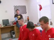 Pledges In Red Assless Pyjamas