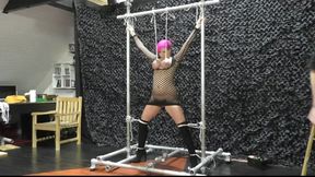 Nova Pink - Breast Hanging Predicament Challenge live in Public in our Studio - Part 2 mp4 HD