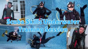 Scuba Skills Underwater Training Session - MOV